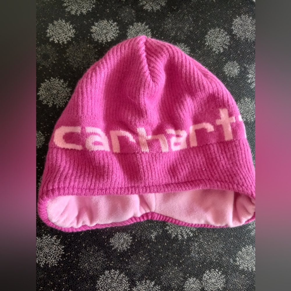 Pink Youth Carhartt Knit Stocking Winter Beanie Hat